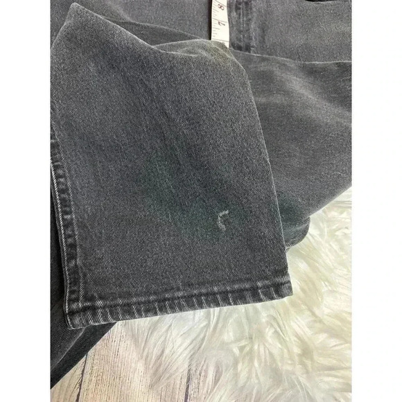 Vintage Lee Jeans Black Wash Women's Size 6 READ DESCRIPTION - Picture 10 of 10